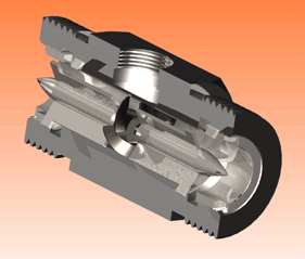 渦輪流量計結構示意圖